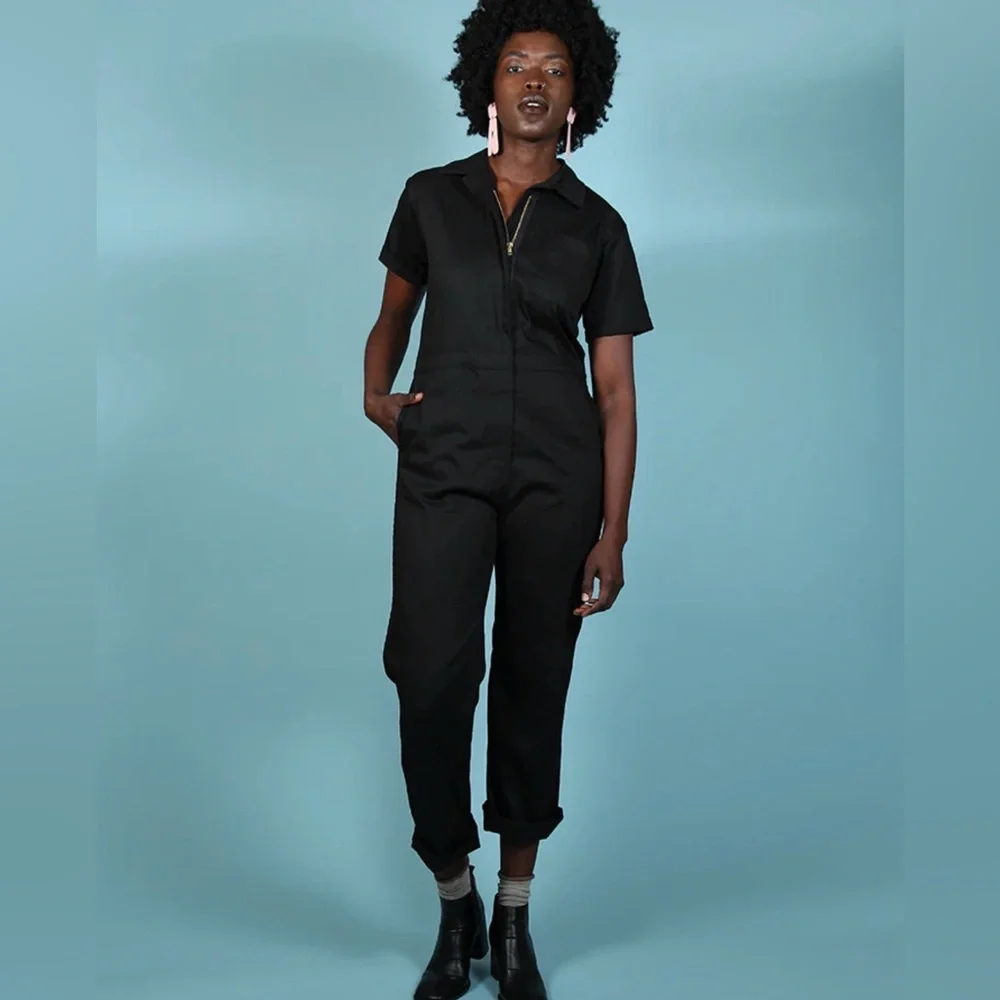 Nooworks Black Coveralls Twill Size Small - Picture 11 of 12